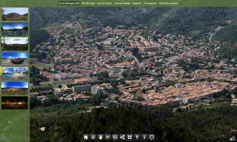 Visite virtuelle HD 200mm de Quiillan (France,Aude)