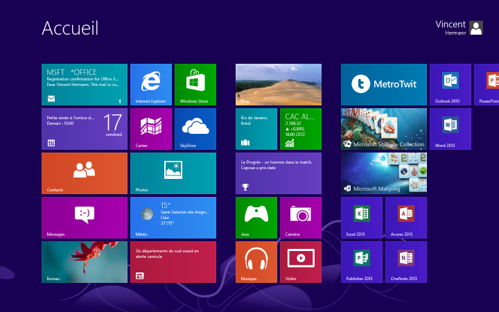 Windows 8, Windows 8 : Interface classique, VisitesVirtuelles.123.fr